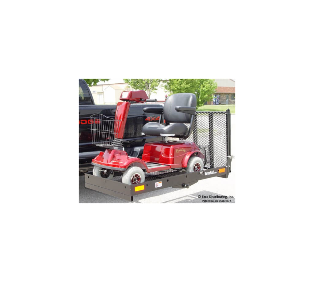 Live Image Front View of Versahaul Vehicle Extra Large Manual Carrier for Mobility Scooters