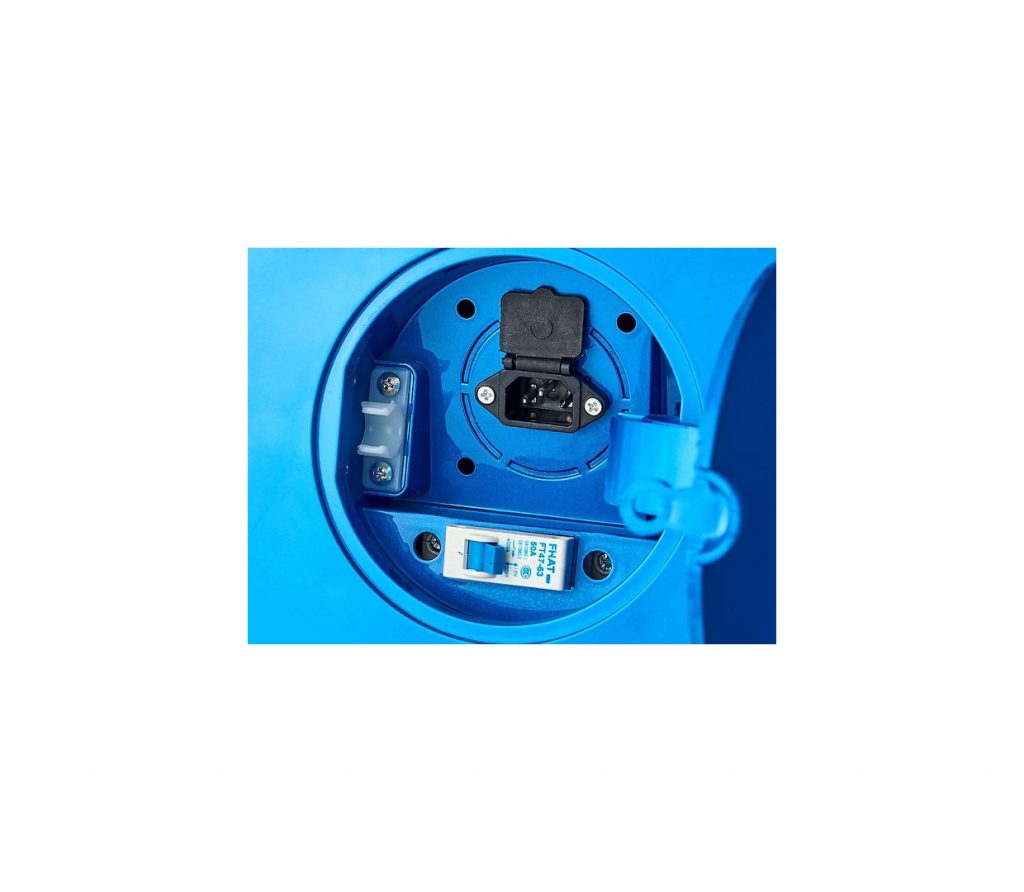 Charging Port View of Q Runner Fully Enclosed Cabin Mobility Scooter